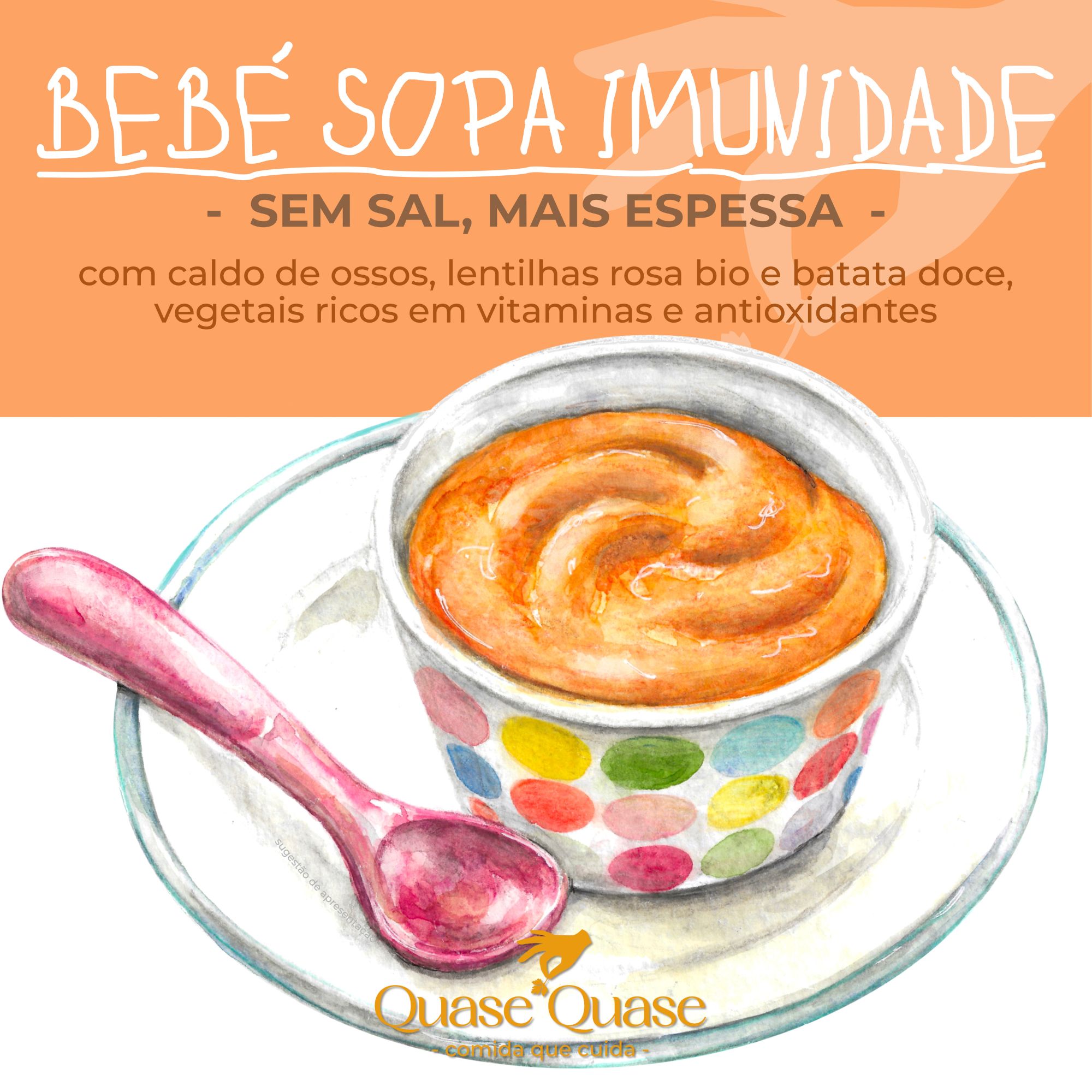 Sopa da imunidade bebé